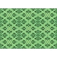 thumbnail image 1 of Ahgly Company Machine Washable Indoor Rectangle Transitional Jade Green Area Rugs, 6' x 9', 1 of 7