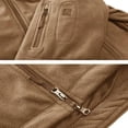 thumbnail image 3 of Chaqueta polar táctica militar cálida con capucha para hombre (XXL), 3 of 4