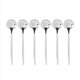 thumbnail image 3 of Stainless Steel 6Pcs Espresso Spoons for Sugar Antipasto (Silver), 3 of 5