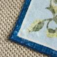 thumbnail image 4 of SAFAVIEH Martha Stewart Kyler Floral Machine Washable Area Rug, Dark Blue/Light Blue, 4' x 6', 4 of 11