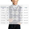 thumbnail image 3 of SERTGUTR Boys V Neck Sweater Vest Full Argyle Pattern Ribbed Trim Sleeveless Knit Pullover Classic School Uniform Everyday Layering Top, 3 of 7