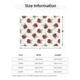 thumbnail image 2 of Throw Blanket for Couch, Funny Snail Print White Super Soft Fuzzy Comfy Warm Throw Blanket, Cuteness Lightweight Cozy Plush Flannel Blanket & Throws for Sofa and Bed All Season, 2 of 5