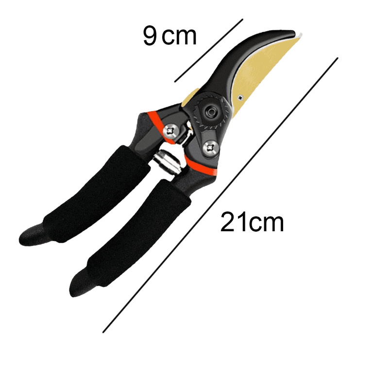 Wesoke Garden Pruning Shears, Plant Cutting Scissors Handheld Gardening  Clippers, Heavy Duty Hand Bypass Pruner with Stainless Steel Blades for