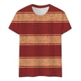 thumbnail image 4 of Jamsmile Women T-Shirts Classic Camouflage Print Short Sleeved Color Block T Shirts Casual Round Neck Soft Loose Tee Shirts, 4 of 5