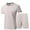 Beige, variant on ZZwxWA Men's Short Sleeve T-Shirts and Shorts Sets 2 Piece Summer Outfits Solid Color Tracksuits Casual Sports Suits Tax Free Weekend