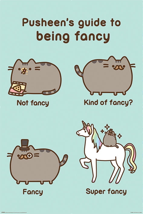 fancy pusheen