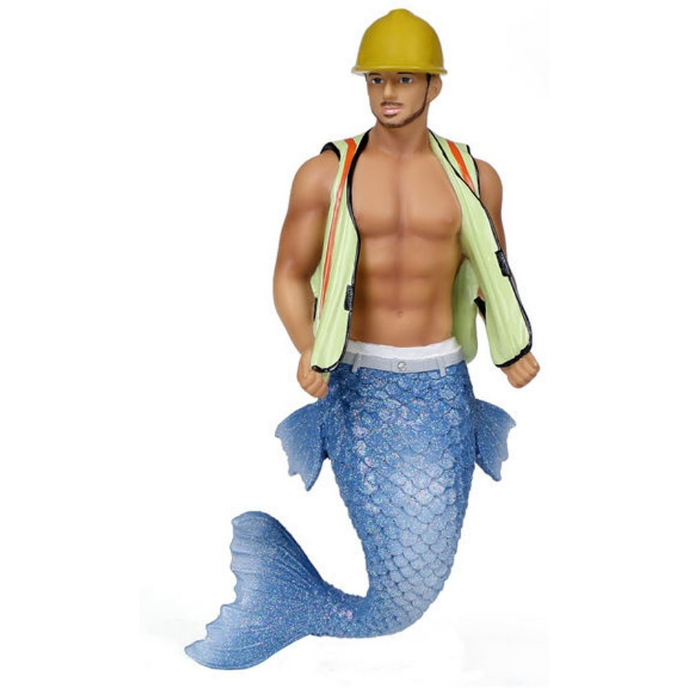 December Diamonds Hard Hat Merman Ornament