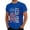 IDOLI04_Blue, variant on Mens Fourth of July T-Shirts Big and Tall Patriotic Tshirts Shirts for Men 250th Anniversary USA Shirt 1776-2026 4th of July T Shirts for Man Graphic Tees Black, XL