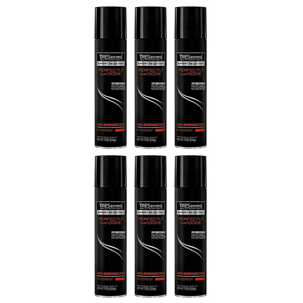 TRESemme Perfectly (un) Done Ultra Brushable Hold Hair Spray (FULL SIZE - 6  Pieces) 