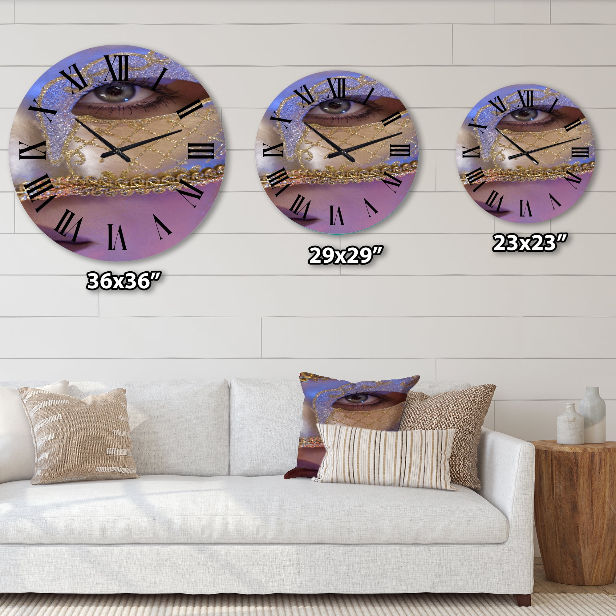 Designart 1 in Quartz Modern/Contemporary Wall Clock
