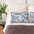 thumbnail image 2 of KLL Lilies Flowers Pattern Silk Pillowcase for Hair and Skin Standard Size 20"X 30" Soft Breathable Pillow Covers for Sleeping, 2 of 6