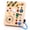 Multicolor, variant on Dinosaur Busy Board Games, Montessori Toys for 1+ Year Old, Wooden Toddler Travel Toys