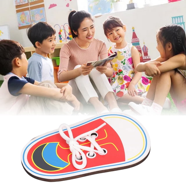 Juguete De Para Aprender A Atar Cordones De Zapatos Para Niños, Kit De Desarrollo De Cordones De Zapatos