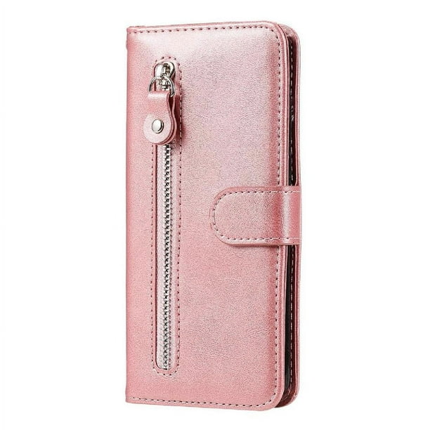 Estuche de Cuero PU con Cierre para Xiaomi Redmi NOTE 11 PRO , Funda Protectora con Billetera y Correa