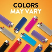 BIC Maxi Pocket Lighters, Assorted Colors, 7 Count Pack of Lighters (Colors May Vary)