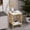 Gold, variant on Sintered Stone 2-Tier Side End Table Nightstand for Living Room Bedroom Patio,15.75x22.83 in