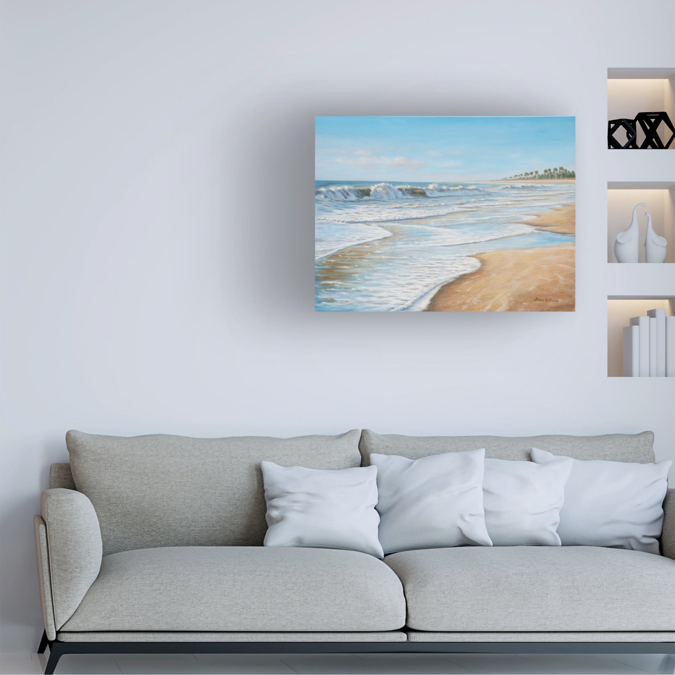 Canvas Wall Art - Bruce Dumas 'Wave Dancer' Wall Art for Living Room, Bedroom, or Office Décor by Trademark Fine Art - 32 x 24 Inches