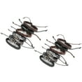 thumbnail image 3 of 2 Set Leather Bracelet Vintage Wrap Adjustable Braided Wrist Hand-Made Craft Decorations, 3 of 8