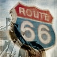 thumbnail image 2 of Kimberly, Allen 15x15 Black Ornate Wood Framed with Double Matting Museum Art Print Titled - Route 66 Riding, 2 of 4