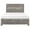 Gray, variant on Engineered Wood Bed - Queen Size - Bedroom Setup - Subtle Framing Design