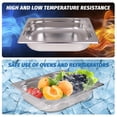 thumbnail image 6 of Hakka 6-Pack 1/2 Size Steam Table Hotel Pans 2.5 Inch Deep Stainless Steel, 6 of 8
