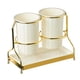 thumbnail image 4 of Soporte para utensilios de cocina, práctico recipiente para utensilios de cocina, organizador de utensilios de cocina de 2 tazas Blanco, 4 of 9