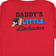 thumbnail image 4 of Inktastic Daddys Little Linebacker Boys or Girls Long Sleeve Toddler T-Shirt, 4 of 5