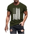 thumbnail image 2 of Jjayotai Mens 4th of July Shirts, Men's & Big Men's Graphic T-Shirt, Summer Short Sleeve Crew Neck Tops, Graphic Tees Men, 2 of 5