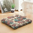 thumbnail image 4 of Abstract Paisley Art Floor Pillow&nbsp;– 22x22 Inch Large Cushion, Dutch Velvet, Soft Support for Meditation, Yoga & Home Decor (Artistic Print), 4 of 6
