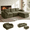 Green, variant on Liaroo 108" Cloud Sectional Couches, Boneless Couch for Living Room, Convertible L-Shape Couch with Ottoman, Chenille Modular Sofa No Assembly Required