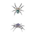 thumbnail image 1 of 2 Pedazos de Imperdible En Accesorio de Sunnimix Broche de araña de diamantes de imitación, 1 of 8