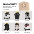 thumbnail image 3 of 19-3100 Vac Bags Compatible for Stanley 5 to 6 Gallon Wet Dry Vacuum, Dry Vacuum Cleaners, 3 of 5