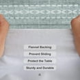 thumbnail image 4 of 100% Waterproof Rectangle PVC Tablecloth, Vinyl Table Cloth Cover Oil Proof Spill Proof Wipeable Plastic Table Cloths for Indoor and Outdoor Use (Light Gray, 60X120IN), 4 of 6