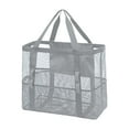 thumbnail image 1 of Bolsa de playa de malla impermeable para el hombro, ideal para cruceros, piscinas, juguetes, mujeres, hombres y vacaciones., 1 of 8