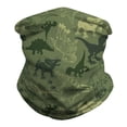 thumbnail image 1 of Neckerchief Bandanna Headband Face bike Mask Sun Shield Neck Gaiter Balaclava (Dino), 1 of 5