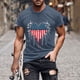 thumbnail image 1 of Tops para hombre, blusas y camisas de manga corta con cuello redondo para hombre, jersey informal de moda con estampado para hombre, camiseta de manga corta con cuello redondo, blusa de poliéster para, 1 of 5