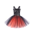 thumbnail image 3 of Sorcière d'Halloween pour Filles Robe de Sorcière Classique Enfant Tenue de Sorcière Duveteuse Enfants Robe de Fête d'Halloween, 3 of 7