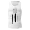 thumbnail image 4 of Mens Beach Tank Tops Loose Fit Big and Tall Breathable Quick Dry Moisture-Wicking Gym Hoodies Bodybuilding Muscle Cut Off T-Shirts Sleeveless Big and Tall Slim Fit Summer Beach Tops, 4 of 4