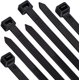 thumbnail image 1 of 200 bridas para cables resistentes de 16 pulgadas, bridas grandes y resistentes de primera calidad, bridas de nailon autoblocantes para interiores y exteriores, color negro, 1 of 7