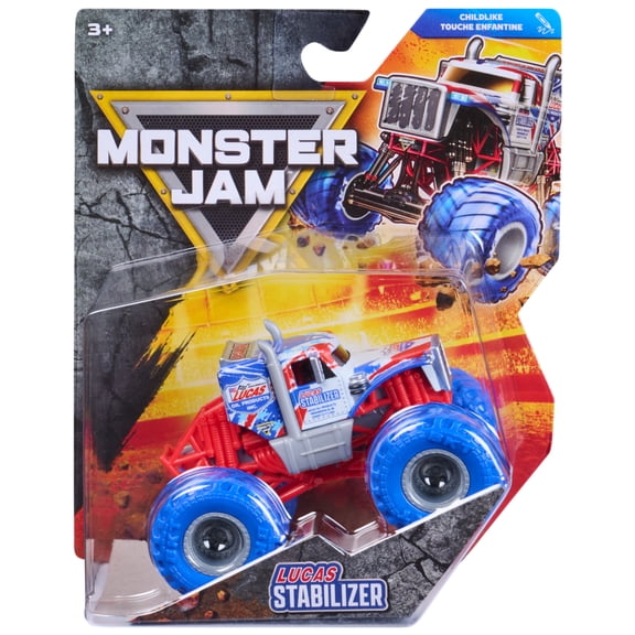 Monster Jam Lucas Stabilizer 1:64 Scale Die-Cast Monster Truck for Kids 3 and up