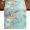 Green Teal Orange, variant on Table Runners 70 Inches Long Dress Scarves, Marine Life Farmhouse Coffee/Dining/Kitchen Table Decor, Holiday Table Runner, Nautical Underwater Coral Shell Starfish Watercolor 13x70 Inch