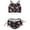 Black, variant on Surf Girls Beach Sport 2 Piece Swimsuit girls rash guard swimsuit