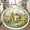 Color 1, variant on Washable Non Slip 4ft Round Rug, Whimsical Butterflies Pastel Pink Floral Circle Area Rugs with Tassels Carpet for Nursery Bedroom Living Room Playroom Tent Rug