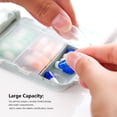 thumbnail image 4 of Baohd Pill Box Sealed Container Collapsible Tablet Organizer Storage Divider Camping Indoor Outdoor Health Care Dispenser straw 1Set, 4 of 6