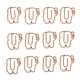 thumbnail image 1 of Clip de papelería de dibujos animados, 12 Uds., Mini Clip de papel, marcador, Clip de papel, durabilidad extendida Jadeshay  A, 1 of 8