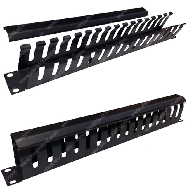 Gestionnaire de Câble 16 Emplacements 1U Rack de Serveur Système de Gestion des Fils (Emplacements Moyens)