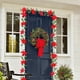 thumbnail image 4 of Oioii Green Leaves Wreath Vines Garlands Decorations, Artificial Red Berry Garland for Fireplace Gate Mantle Table Home Party Decor Christmas Decorations, 4 of 6