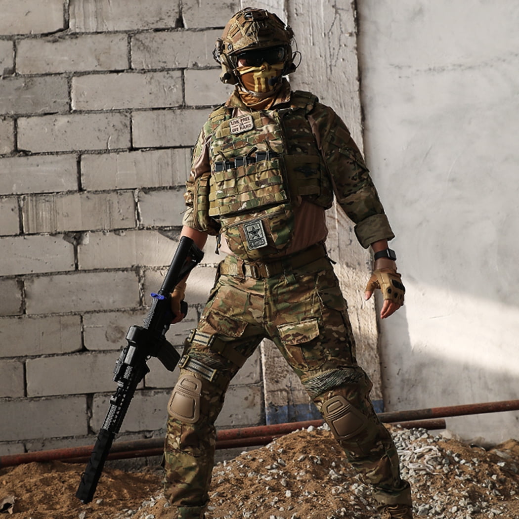IDOGEAR G4 Combat Uniform Shirt & Pants Tactical BDU w/ pads Clothing Paintball