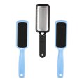 thumbnail image 3 of 3pcs Double Sided Foot Grinding Tool Multi-purpose Foot File Exfoliator Pedicure Tools (1pcs Stainless Steel Foot File, 2pcs Sandpaper Grinding Board, Light Blue), 3 of 9