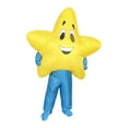 thumbnail image 2 of Disfraz inflable de estrella de Halloween para cumpleaños, espectáculos y presentaciones. Azul, 2 of 8